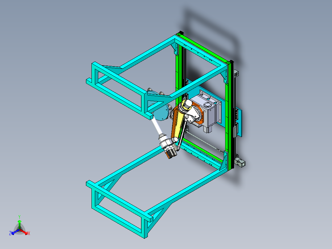 桁架式吸盘取料机械手