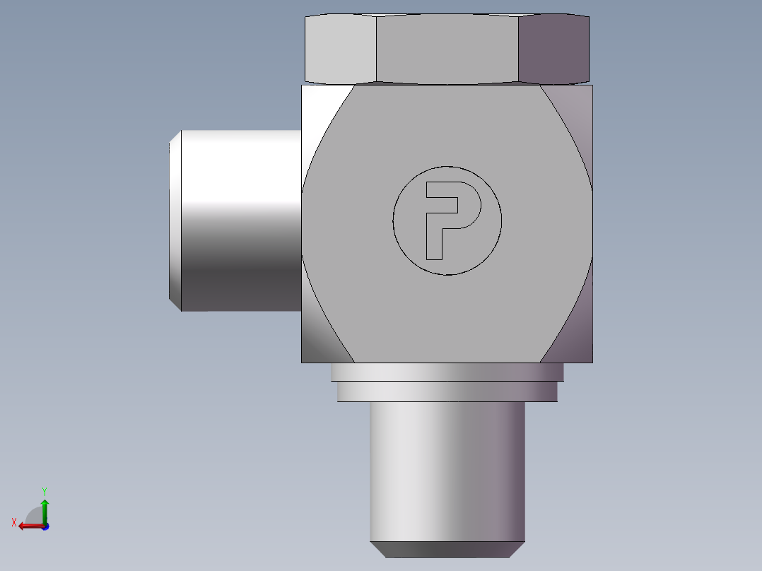 铰接式90度接头、1CI-14-12后视图