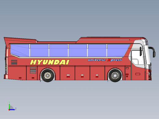 客车、公交车、代环球专线左视缩略图