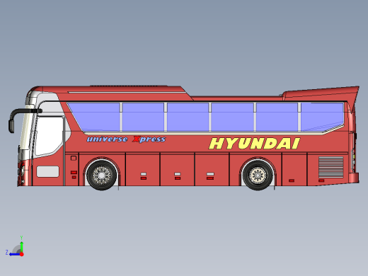 客车、公交车、代环球专线右视缩略图