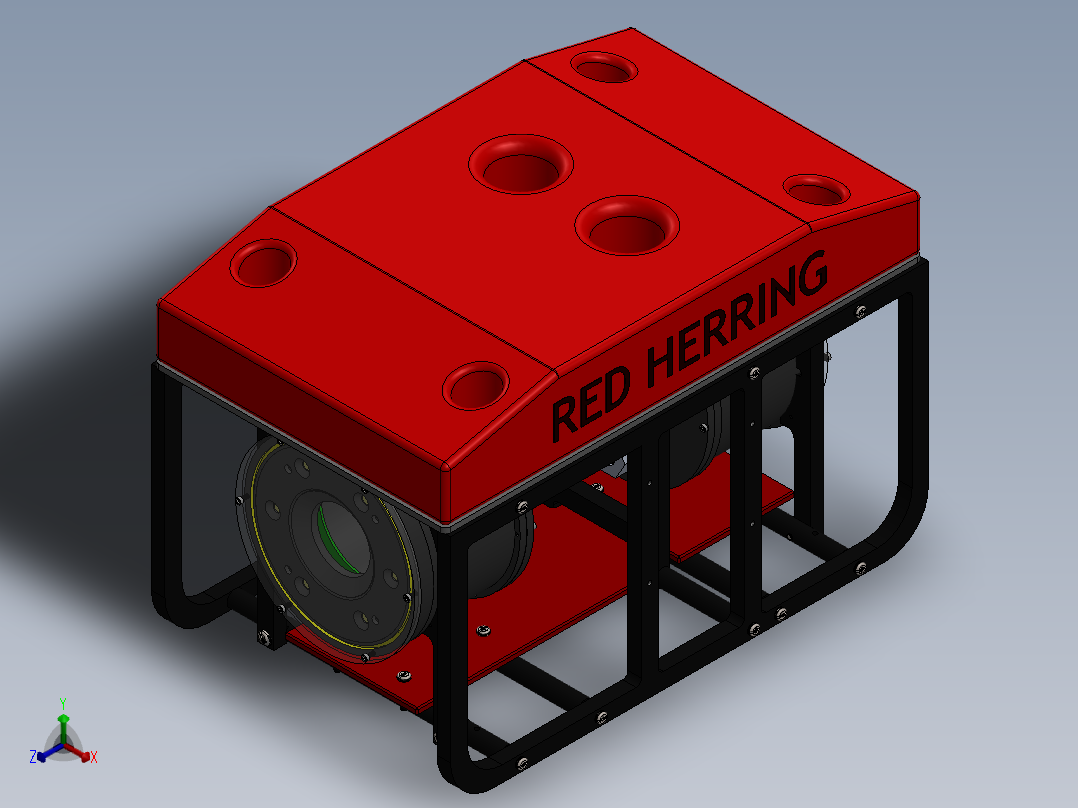 遥控操作水下机器人、水下机器人(17)
