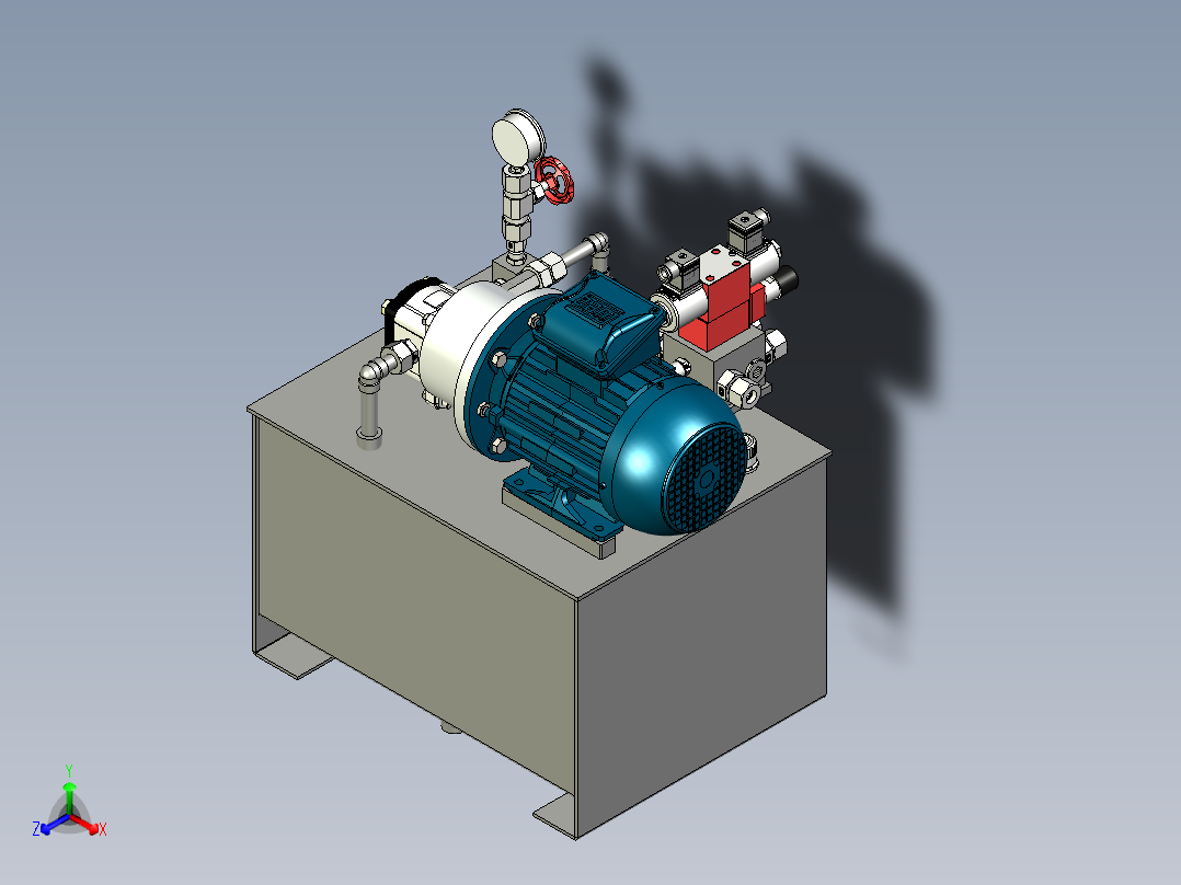 B3004117-简易液压动力单元液压泵站