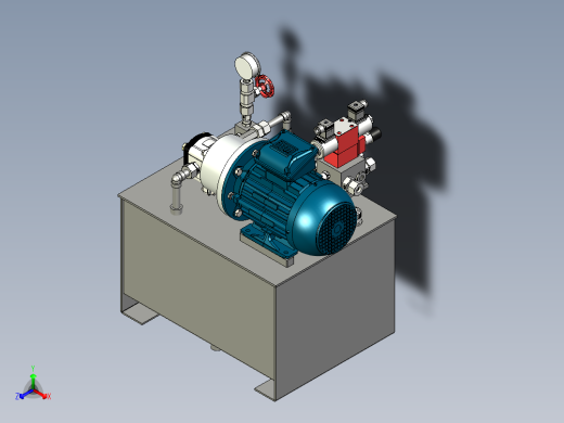 B3004117-简易液压动力单元液压泵站