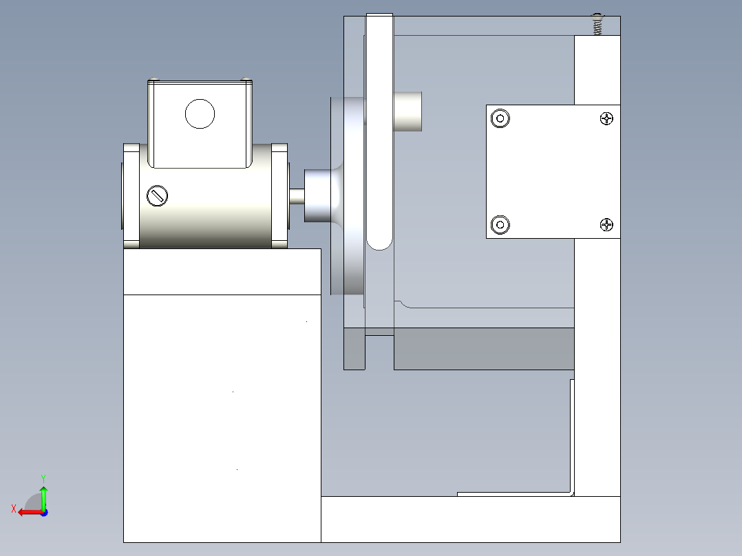 B3004030-美国F通风机后视图