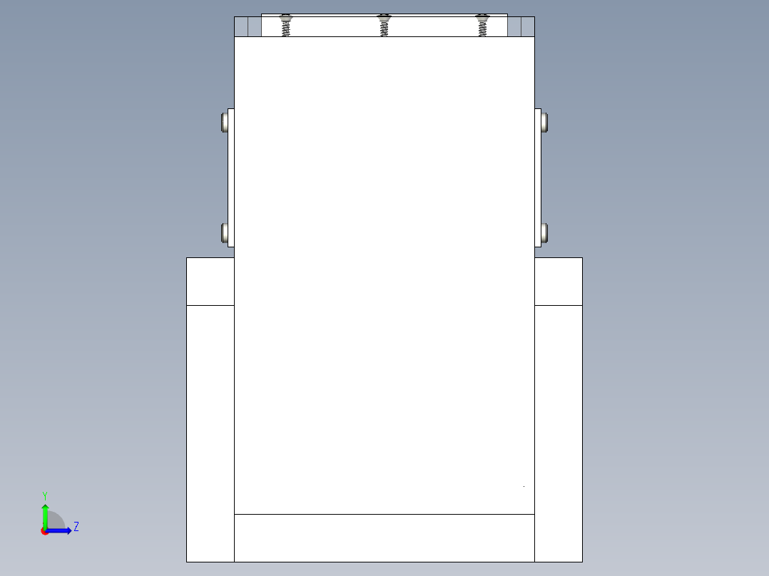 B3004030-美国F通风机左视图