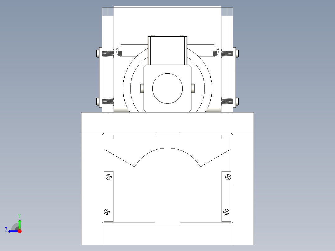 B3004030-美国F通风机右视图