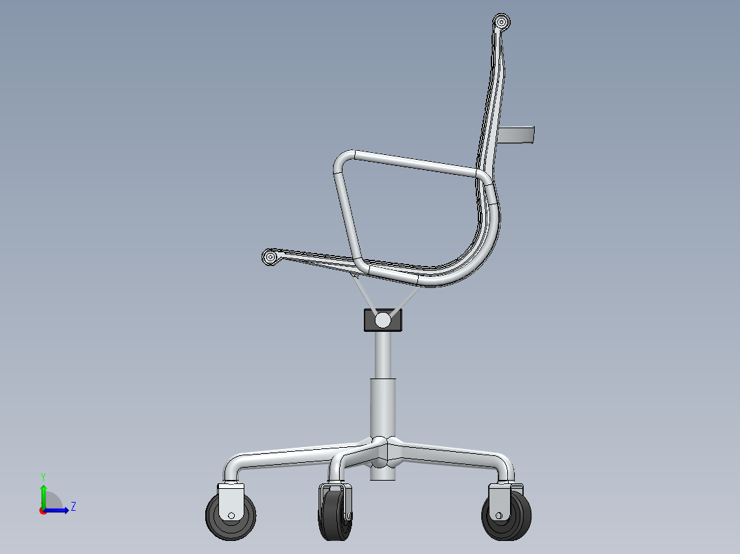 椅子、凳子(51)左视图