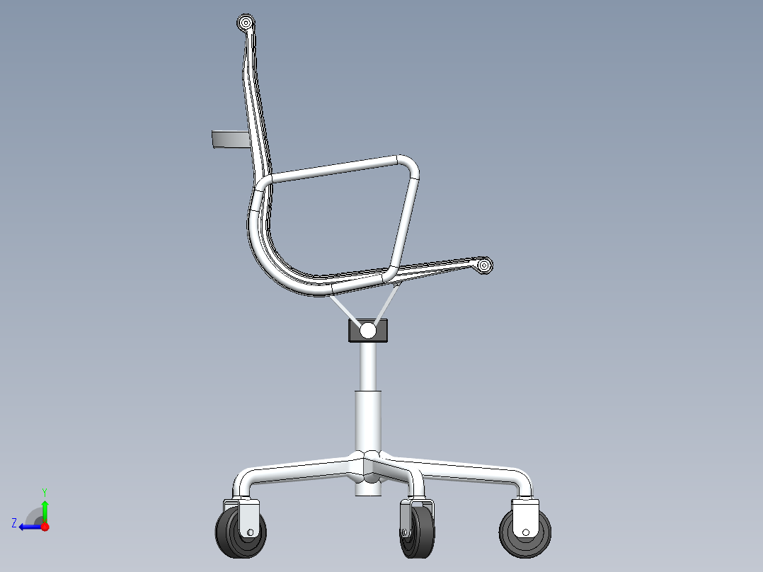 椅子、凳子(51)右视图