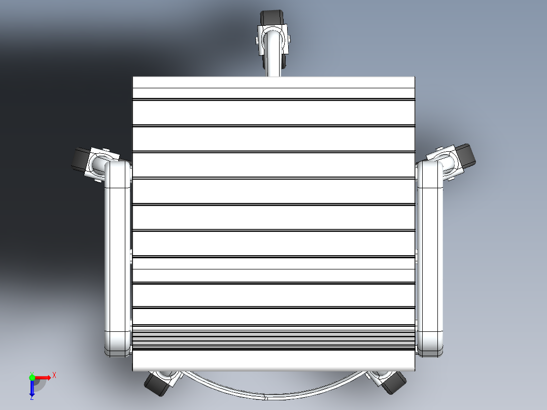 椅子、凳子(51)俯视图