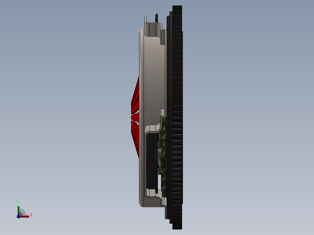 离合器(35)前视图