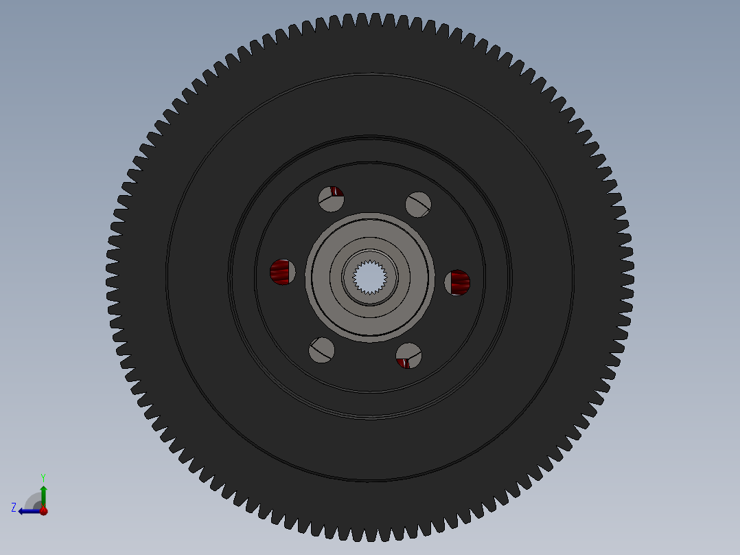 离合器(35)右视图