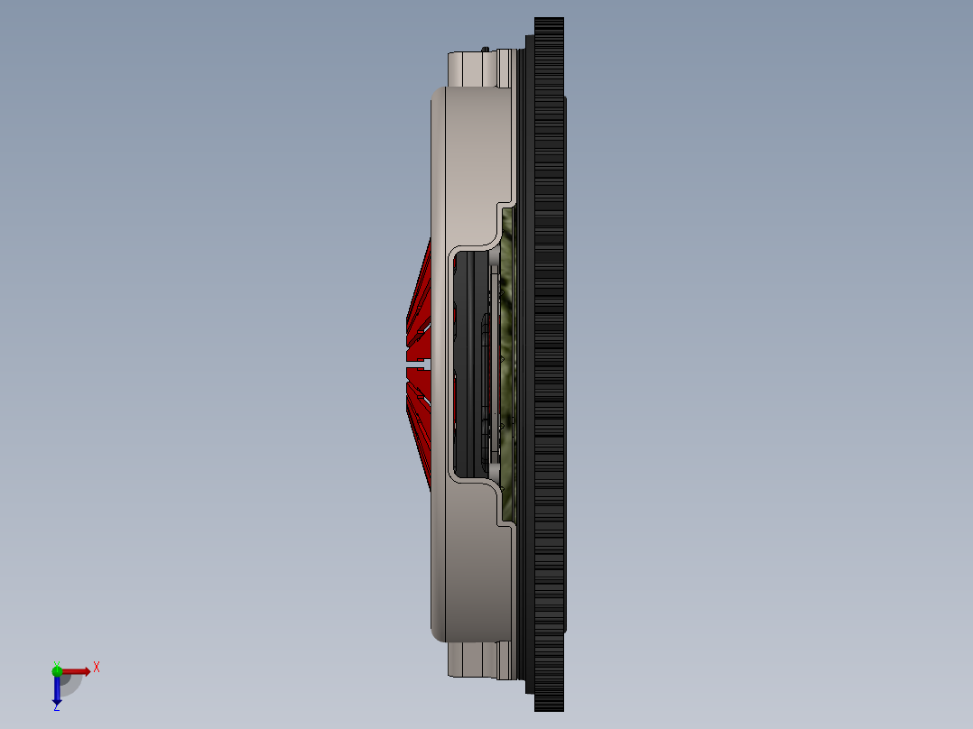 离合器(35)俯视图