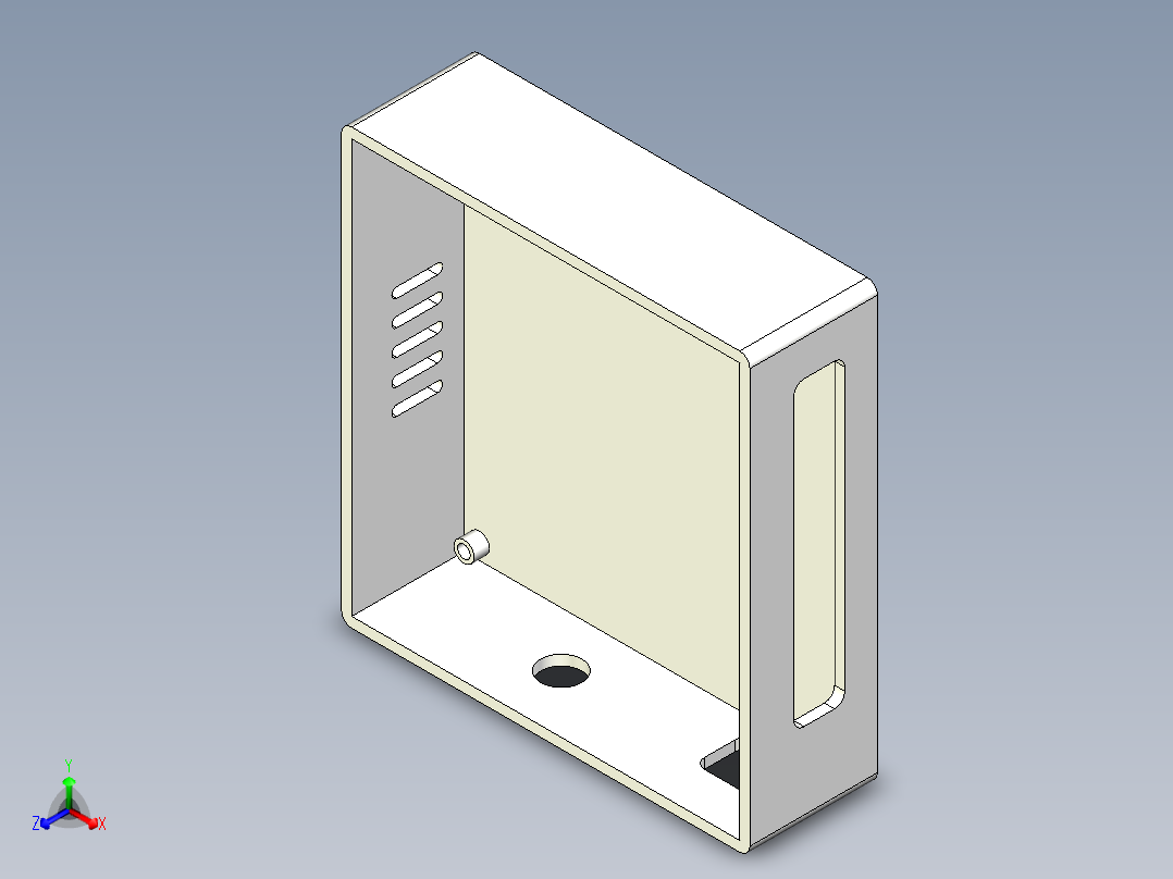外壳继电器3D模型