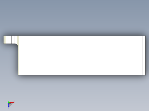 外壳继电器3D模型俯视缩略图