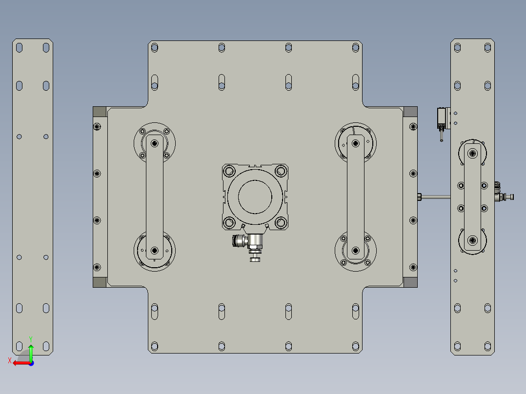 SAPMMZ01-09400顶升平移模块后视图
