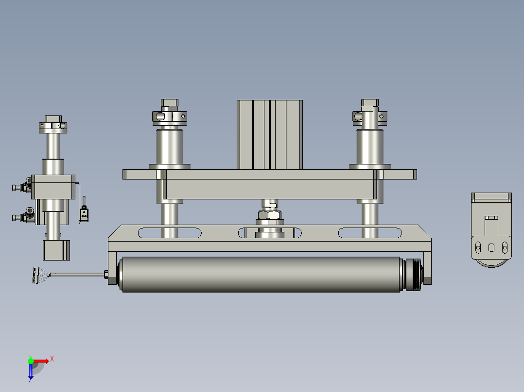 SAPMMZ01-09400顶升平移模块俯视图