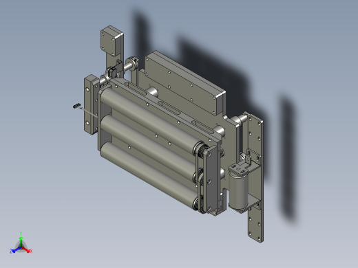 SAPMMZ01-09400顶升平移模块正等轴测缩略图