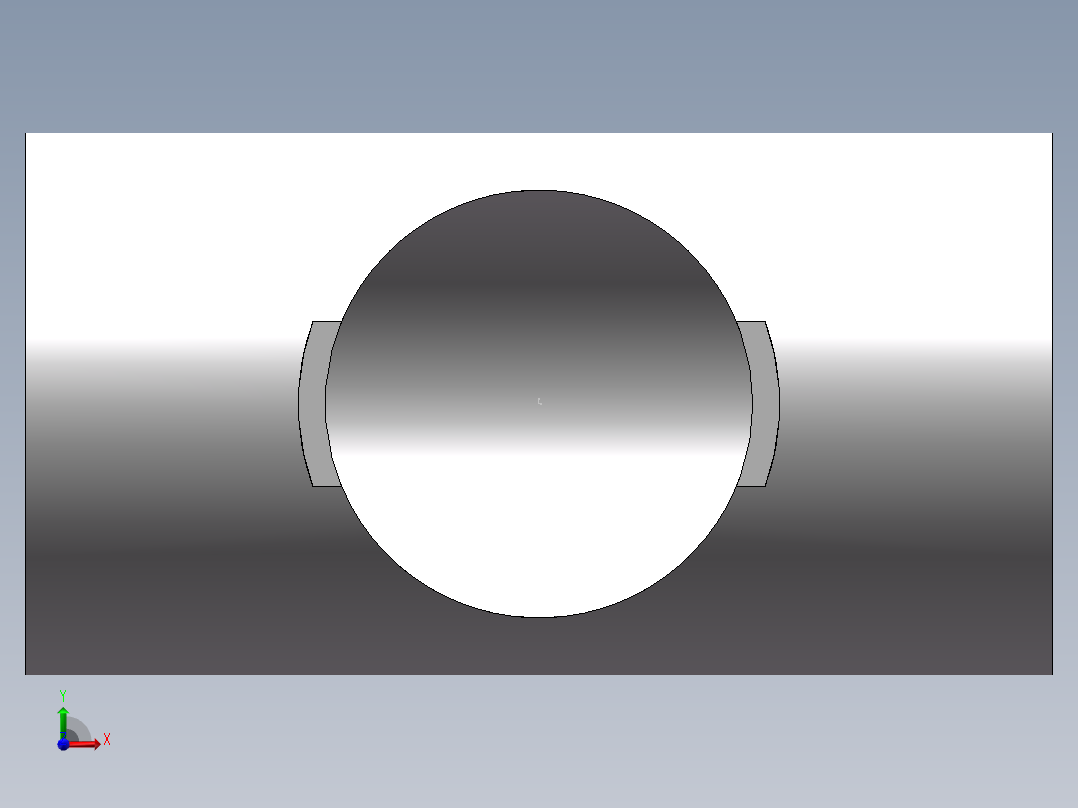 U-PVC_TEE_DN200前视图