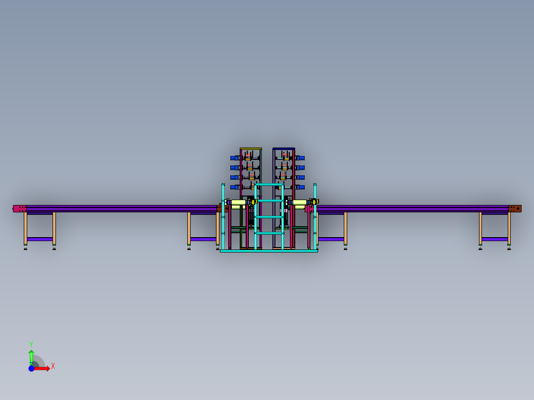 具有排线功能的绕线机前视图