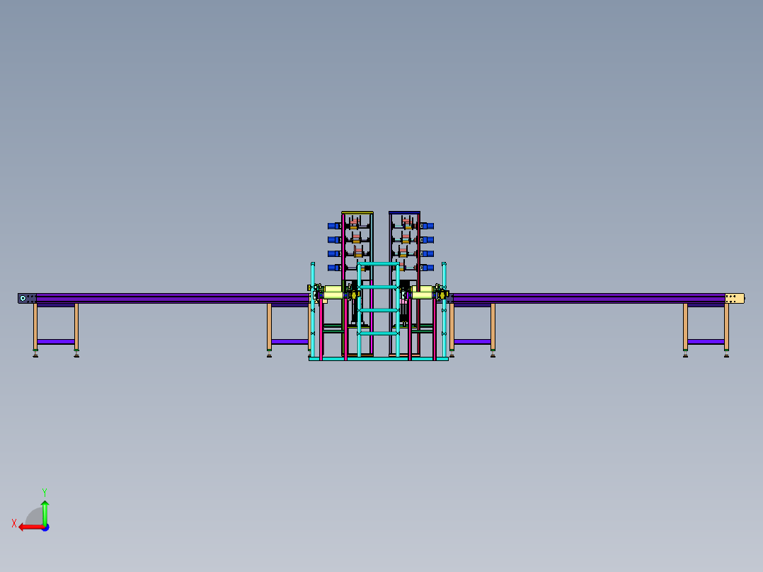具有排线功能的绕线机后视图