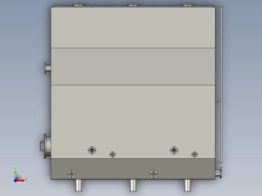 基于多级循环净化的大流量净水器前视缩略图