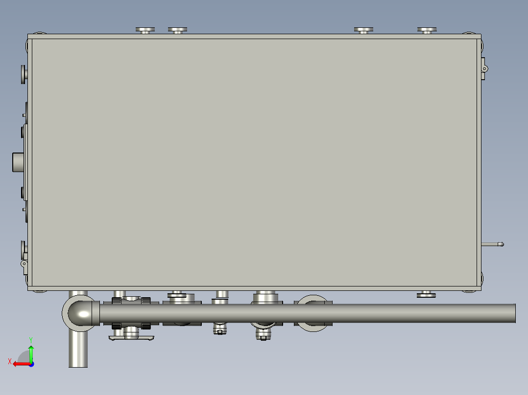 高压疏放水回收系统后视图
