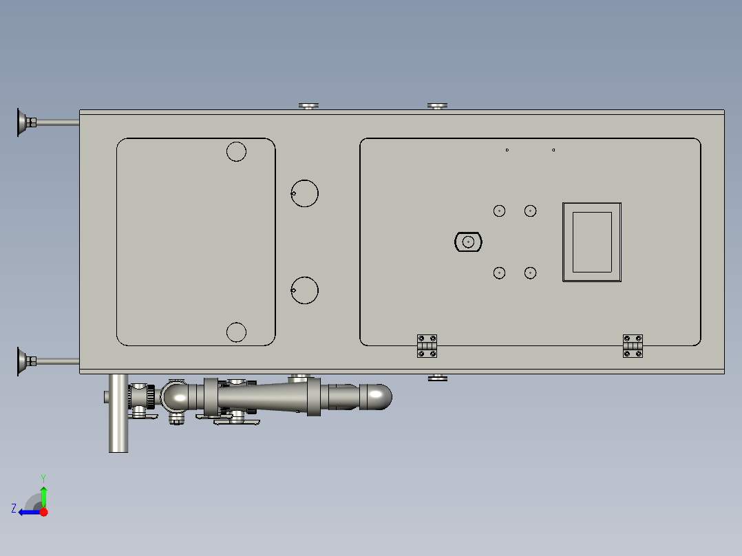 高压疏放水回收系统右视图