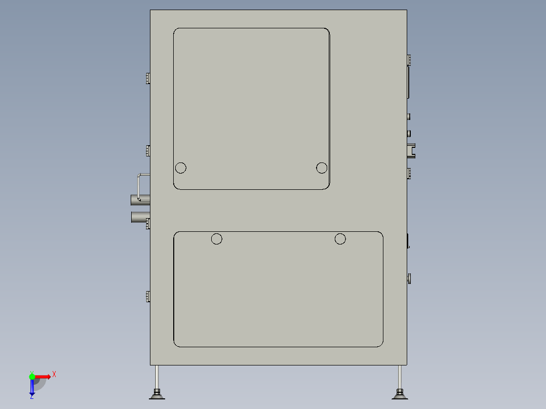 高压疏放水回收系统俯视图