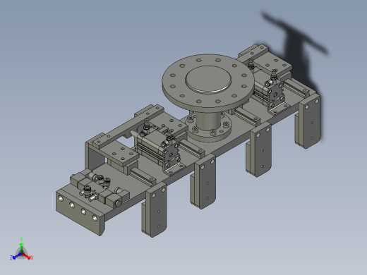 32DE-G01-10电池搬运夹爪装配体正等轴测缩略图