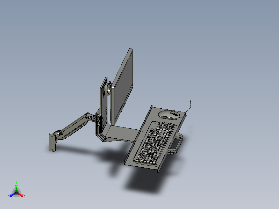 显示器套装-1主视图
