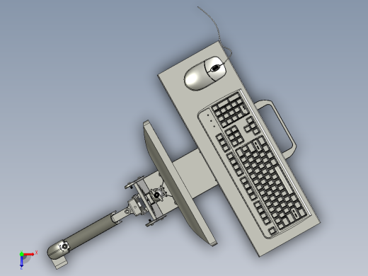 显示器套装-1俯视缩略图