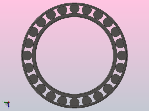 单内圈四列圆柱滚子轴承FC型_FC 243390右视缩略图