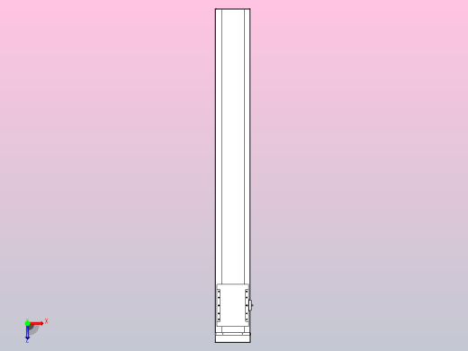 滚珠丝杠直线轴带导轨全封闭TPA-HCR-175D-2510C-L1350-MP-C-P75-N3俯视缩略图