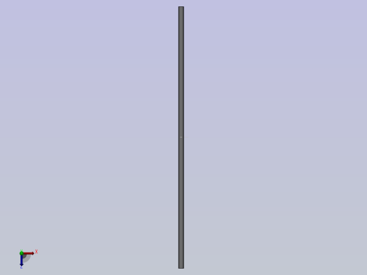 方通40×20×1．2x950(普通钢)俯视缩略图