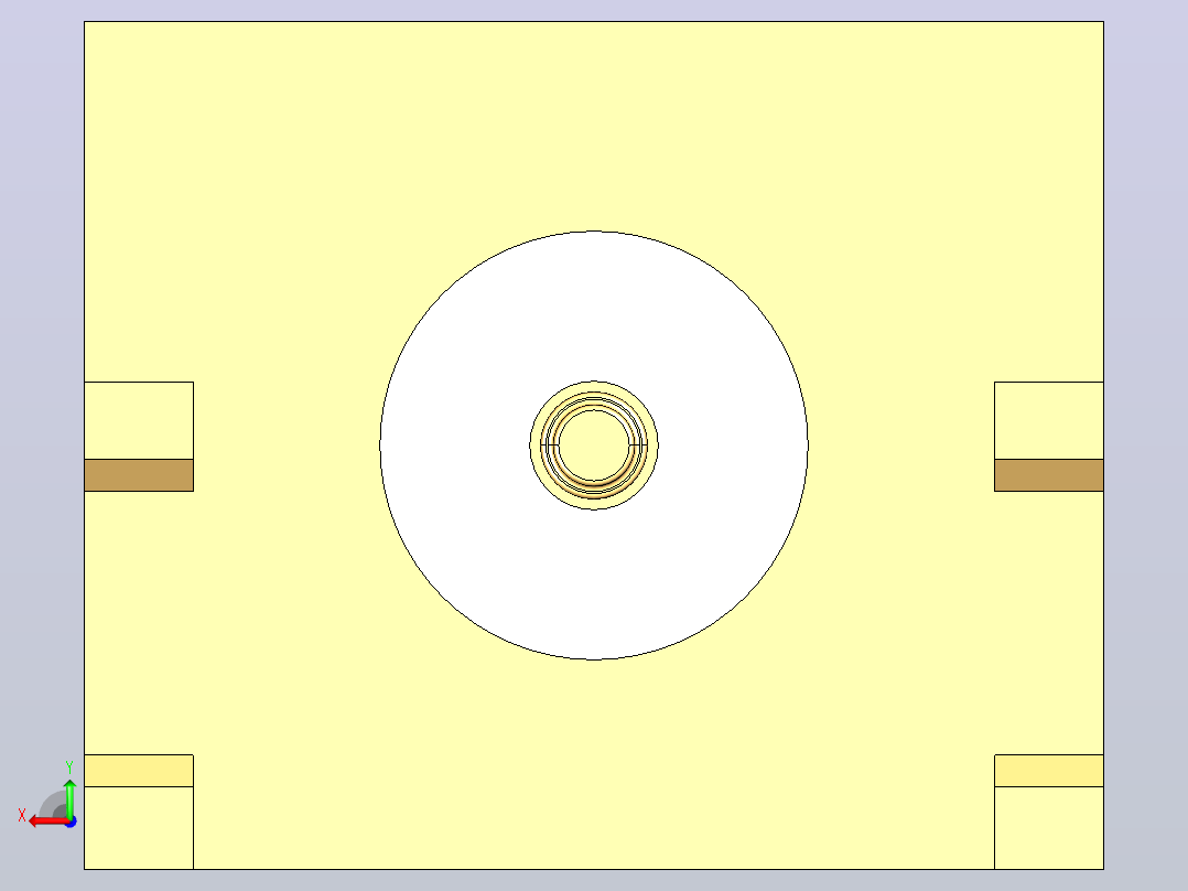 sma母pcb边缘发射连接器093 pcb厚度1快照1后视图