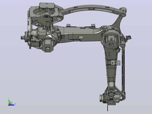 机器人nachi lp130 180 210 palletizer robot 4axis STP X_T左视缩略图
