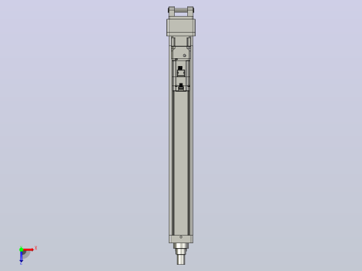 轻载电动缸TPA-ESR100-3210C-L700-MR-CB-W-P75-JX-C3俯视缩略图