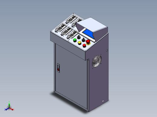 一种电气控制柜正等轴测缩略图
