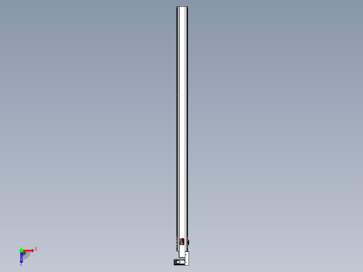 皮带直线轴半封闭可选导轨TPA-HNB-120D-110-L2350-MR-C-P40-N3俯视缩略图