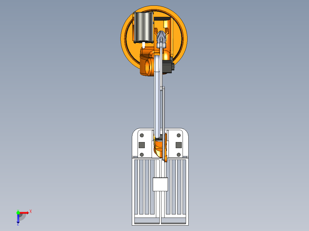 KUKA重负荷机器step俯视图