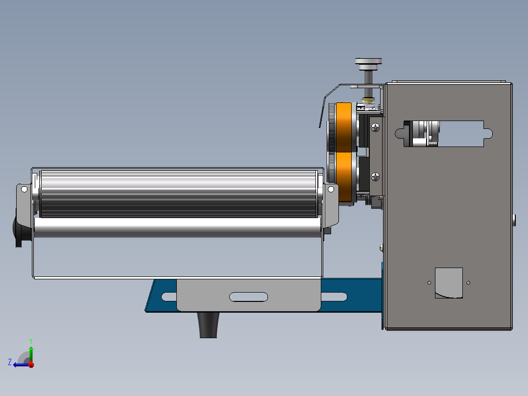 薄膜铝箔袋连续封口机770标准机sw17可编辑右视图