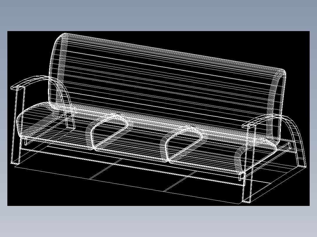室内家具和灯具等的模型十二-K-S36-3