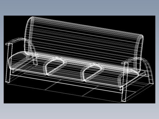 室内家具和灯具等的模型十二-K-S36-3