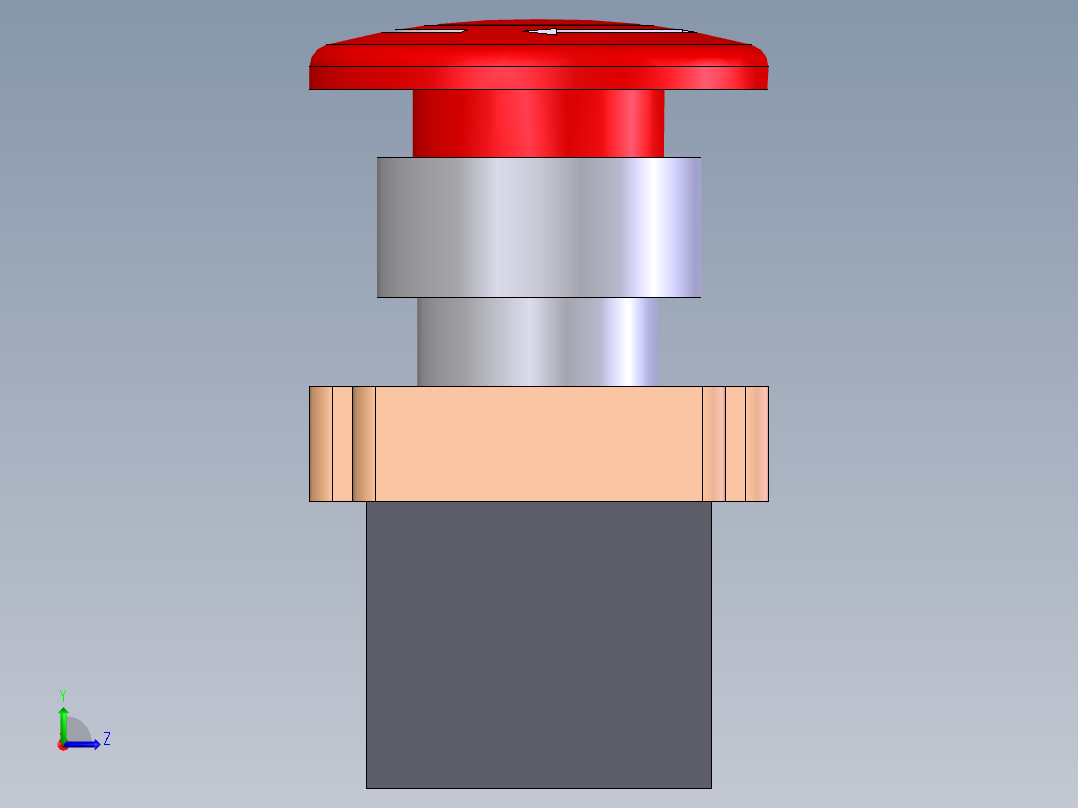 急停开关-1-D22左视图
