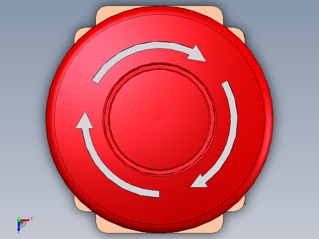 急停开关-1-D22俯视图