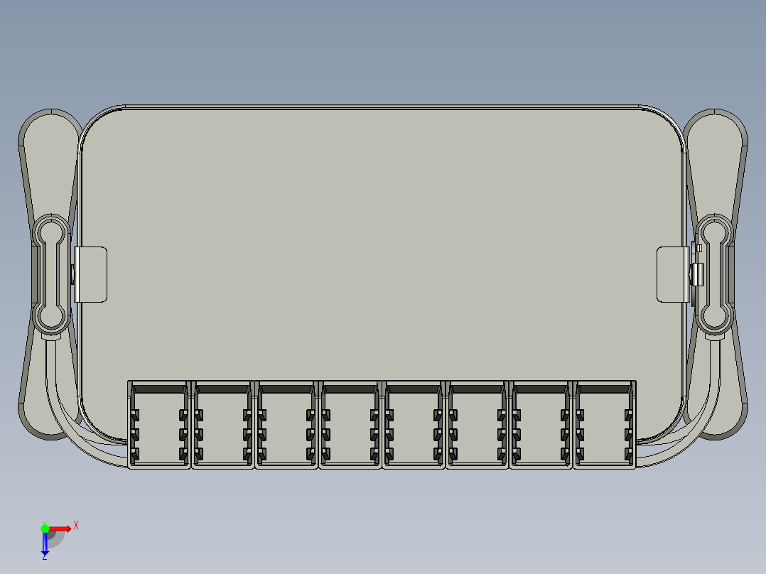可调升降工作台设备俯视图