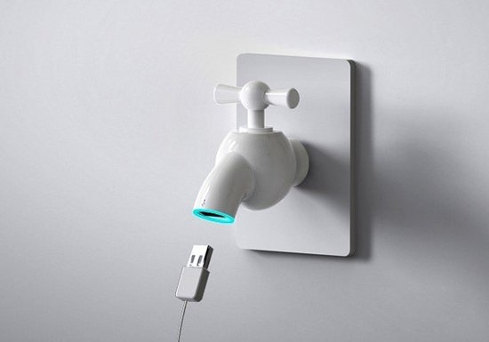 水龙头造型USB插口模型