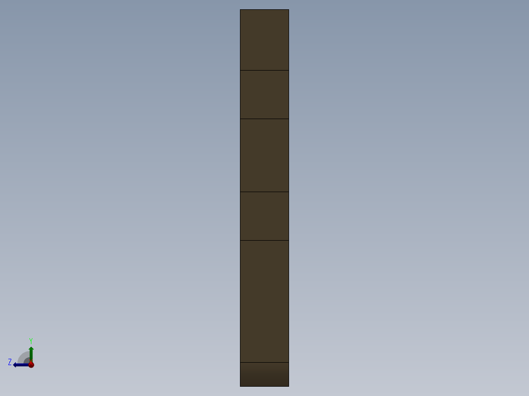 SolidWorks 数控机床设计右视图