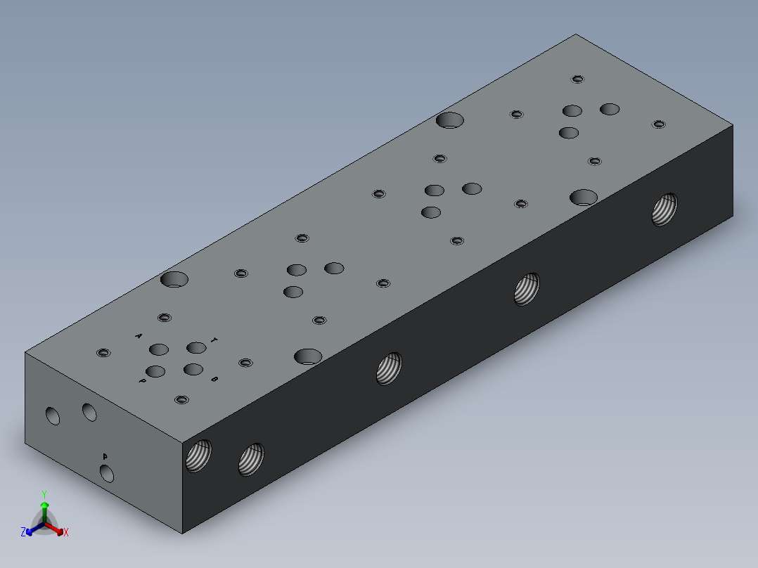 液压阀块SW2014含特征