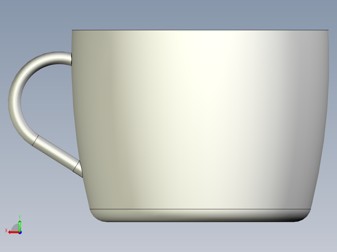 创意杯子设计后视图